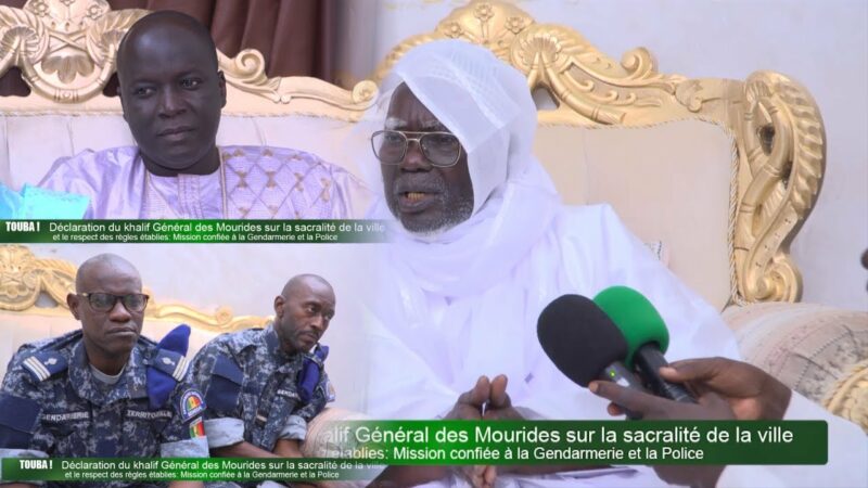 Renforcement de la sécurité à Touba : Le plaidoyer de Serigne Mountakha devant la police et la gendarmerie Renforcement de la sécurité à Touba : Le plaidoyer de Serigne Mountakha devant la police et la gendarmerie