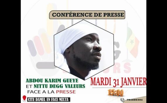 [Vidéo] Suivez le point de presse de Karim Xrum Xax