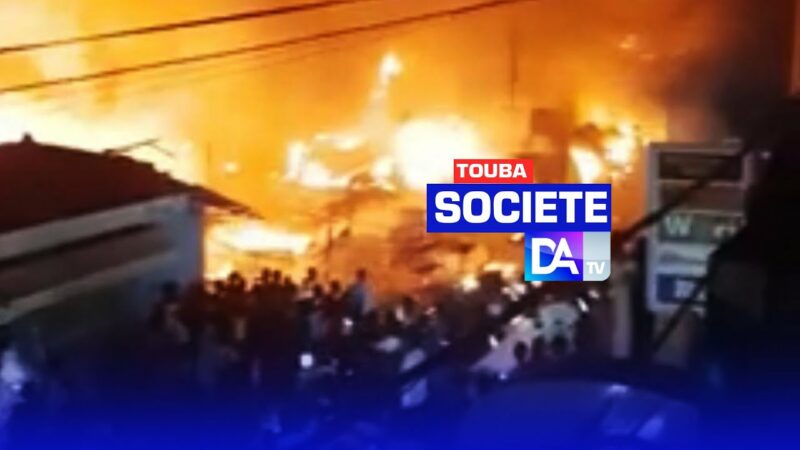 ( Derrière minute) – TOUBA – Feu au marché Ocass… Des cantines dévastées malgré la promptitude des sapeurs pompiers ( Derrière minute) – TOUBA – Feu au marché Ocass… Des cantines dévastées malgré la promptitude des sapeurs pompiers
