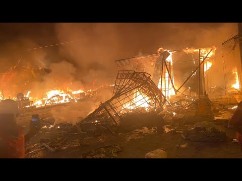 Touba : Un violent incendie au marché Ocass