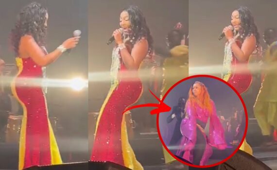 Entrée explosif de Viviane avec une robe très osée au couleur du Senegal au concert de Paris… Entrée explosif de Viviane avec une robe très osée au couleur du Senegal au concert de Paris…