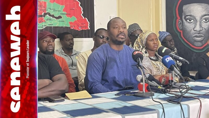 Hannibal Djim : Conférence de presse de Frapp  pour sa libération