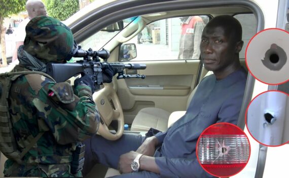 Dame MBODJI victime d’une tentative d’assassinat sur la corniche Ouest : « Mon véhicule a reçu plus de six balles rélles » Dame MBODJI victime d’une tentative d’assassinat sur la corniche Ouest : « Mon véhicule a reçu plus de six balles rélles »