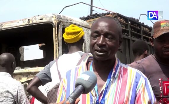 Incendie au marché syndicat de Kaolack : Les maliens décident de ne plus stationner leurs camions au sein du marché central. Incendie au marché syndicat de Kaolack : Les maliens décident de ne plus stationner leurs camions au sein du marché central.