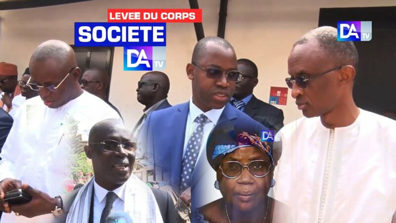 Levée du corps de la mère de Augustin Senghor: autorités et proches lui ont rendu un dernier hommage Levée du corps de la mère de Augustin Senghor: autorités et proches lui ont rendu un dernier hommage