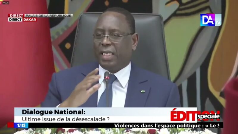 Macky Sall aux acteurs du non dialogue : « F24 khamouma loumouy téki, wala gnoye les anti troisième mandat ? »