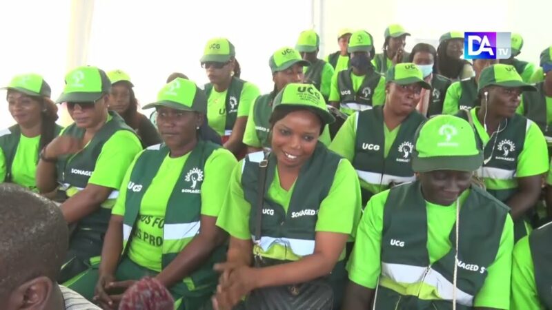 Programme de couverture médicale : La SONAGED avec TRANSVIE enrôle 14.000 agents du nettoiement