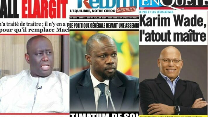La Revue de Presse de Fatou Thiam Ngom du Samedi 13 juillet 2024 (wolof)