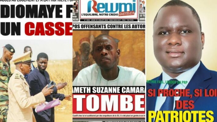 La Revue de Presse de Fatou Thiam Ngom du Jeudi 25 juillet 2024 (wolof)