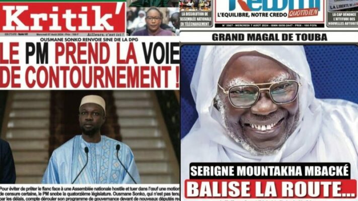 La Revue de Presse de Fatou Thiam Ngom du Mercredi 07 Aout 2024 (wolof)