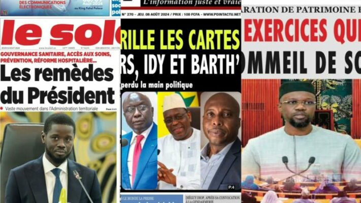 La Revue de Presse de Fatou Thiam Ngom du Jeudi 08 Aout 2024 (wolof)