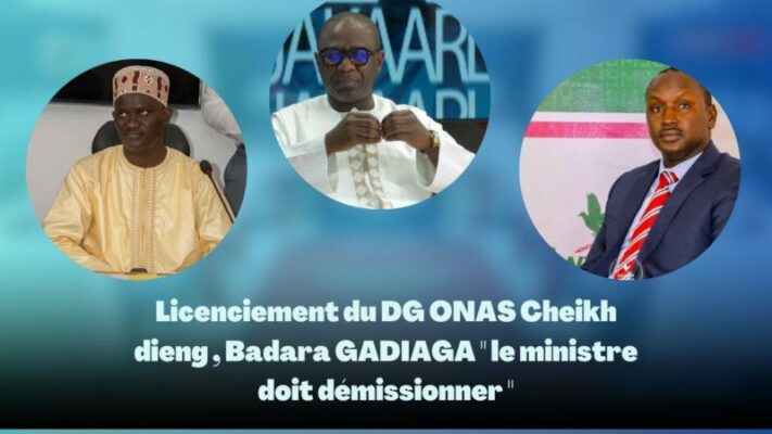 Crise à l’ONAS : Badara Gadiaga exige la démission de Cheikh Tidiane Dièye