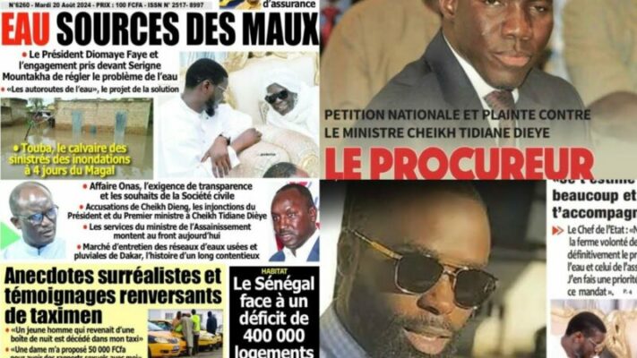 La Revue de Presse de Fatou Thiam Ngom du Mardi 20 Aout 2024 (wolof)