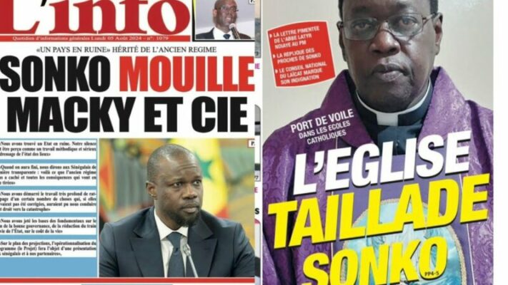 La Revue de Presse de Fatou Thiam Ngom du Lundi 05 Aout 2024 (wolof)