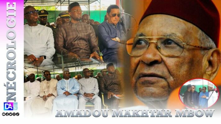 Cérémonie funéraire de Amadou Mahtar Mbow : le PM Ousmane Sonko présent avec une délégation gouvernementale 