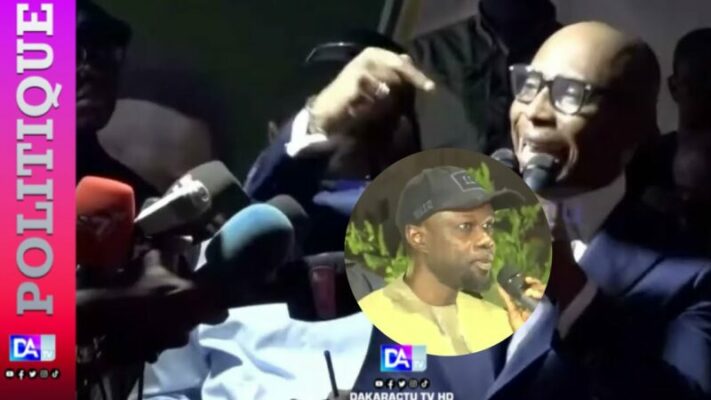 Barth attaque Sonko et l’accusant d’instrumentaliser des jeunes innocents Barth attaque Sonko et l’accusant d’instrumentaliser des jeunes innocents