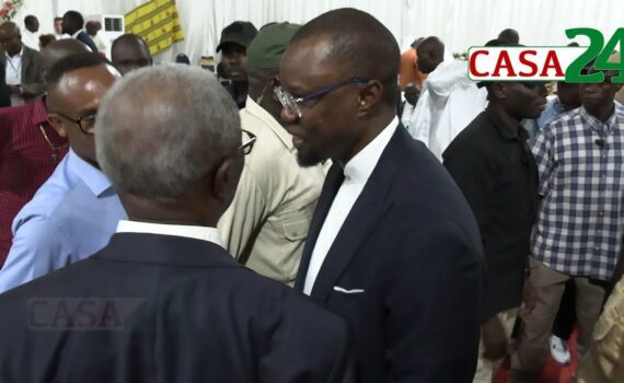 Casamance : Première rencontre officielle entre Sonko et Robert Sagna à Ziguinchor Casamance : Première rencontre officielle entre Sonko et Robert Sagna à Ziguinchor