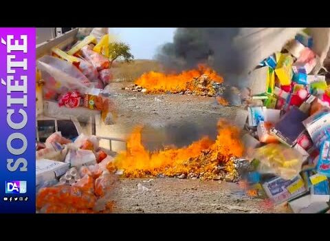 Vélingara (Kolda) : Incinération de 11 tonnes de produits impropres à la consommation Vélingara (Kolda) : Incinération de 11 tonnes de produits impropres à la consommation