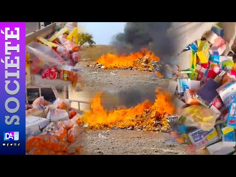 Vélingara (Kolda) : Incinération de 11 tonnes de produits impropres à la consommation