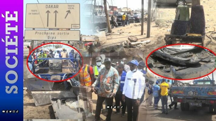 SIPS – Thiaroye libéré de l’anarchie urbaine : Une opération de désencombrement réussie pour sécuriser et aménager l’axe