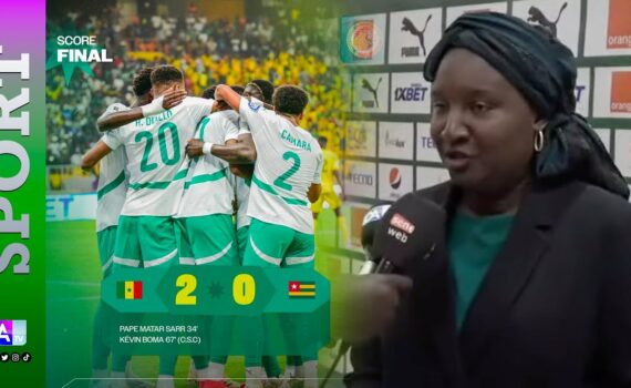 Victoire du Sénégal contre le Togo : Khady Diène Gaye confiante pour l’avenir des lions Victoire du Sénégal contre le Togo : Khady Diène Gaye confiante pour l’avenir des lions