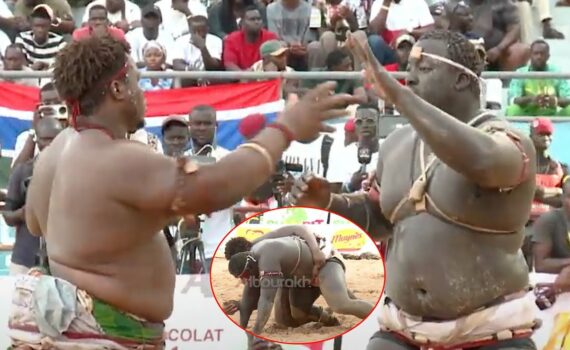 Lutte :  Doudou Sané corrige Serigne Ndiaye 2