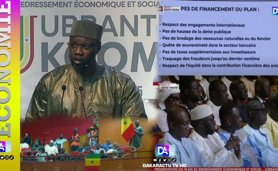 Phase de redressement économique : Ousmane Sonko détaille une stratégie fondée sur les ressources endogènes