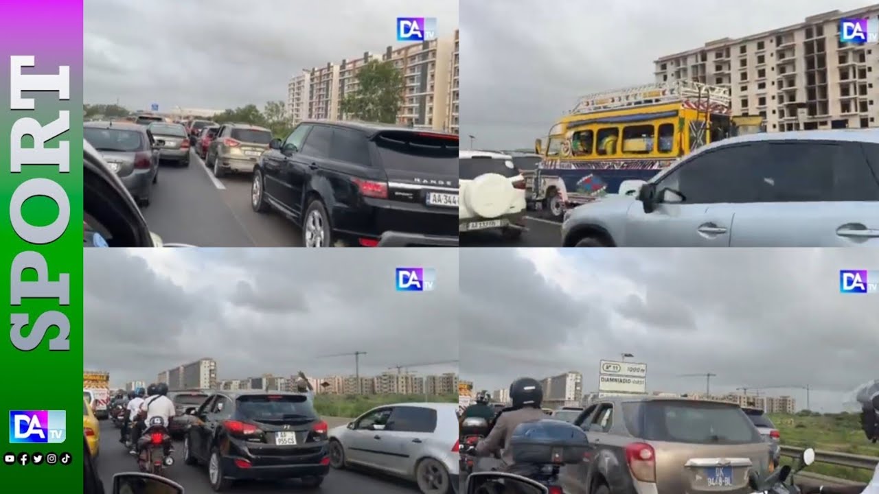 Match Sénégal vs Soudan : Le Stade Abdoulaye Wade paralysé par un embouteillage monstre ! Match Sénégal vs Soudan : Le Stade Abdoulaye Wade paralysé par un embouteillage monstre !