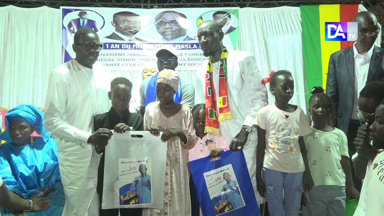 Thiès – Cours de vacances et distribution de kits scolaires : le mouvement « Masla » accompagne le secteur éducatif Thiès – Cours de vacances et distribution de kits scolaires : le mouvement « Masla » accompagne le secteur éducatif
